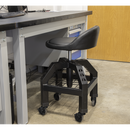 Sealey SCR03B Pneumatic Creeper Stool with Adjustable Height Swivel Seat & Back Rest