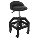 Sealey SCR03B Pneumatic Creeper Stool with Adjustable Height Swivel Seat & Back Rest