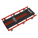 Sealey SCR75 American-Style Creeper 36" with Steel Frame & 6 Wheels - Red