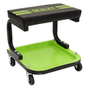 Sealey SCR9HV Mechanic's Utility Seat - Hi-Vis Green