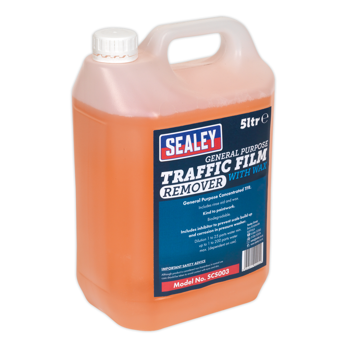 Sealey SCS003 5L Concentrated General-Purpose TFR Detergent with Wax
