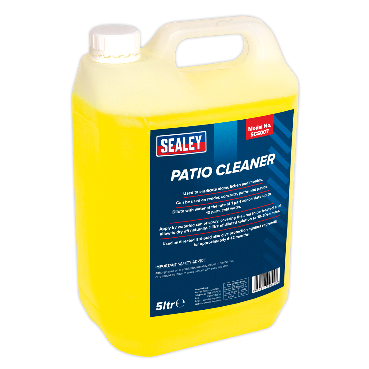 Sealey SCS007 5L Patio Cleaner