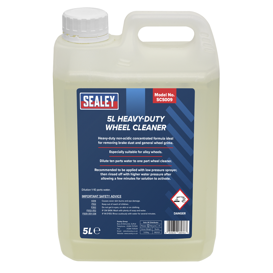 Sealey SCS009 5L Heavy-Duty Wheel Cleaner