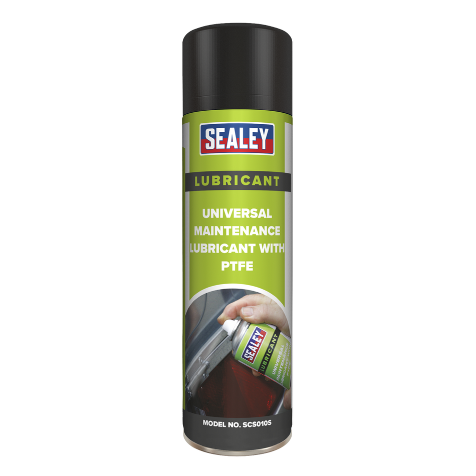 Sealey SCS010S 500ml Universal Maintenance Lubricant with PTFE