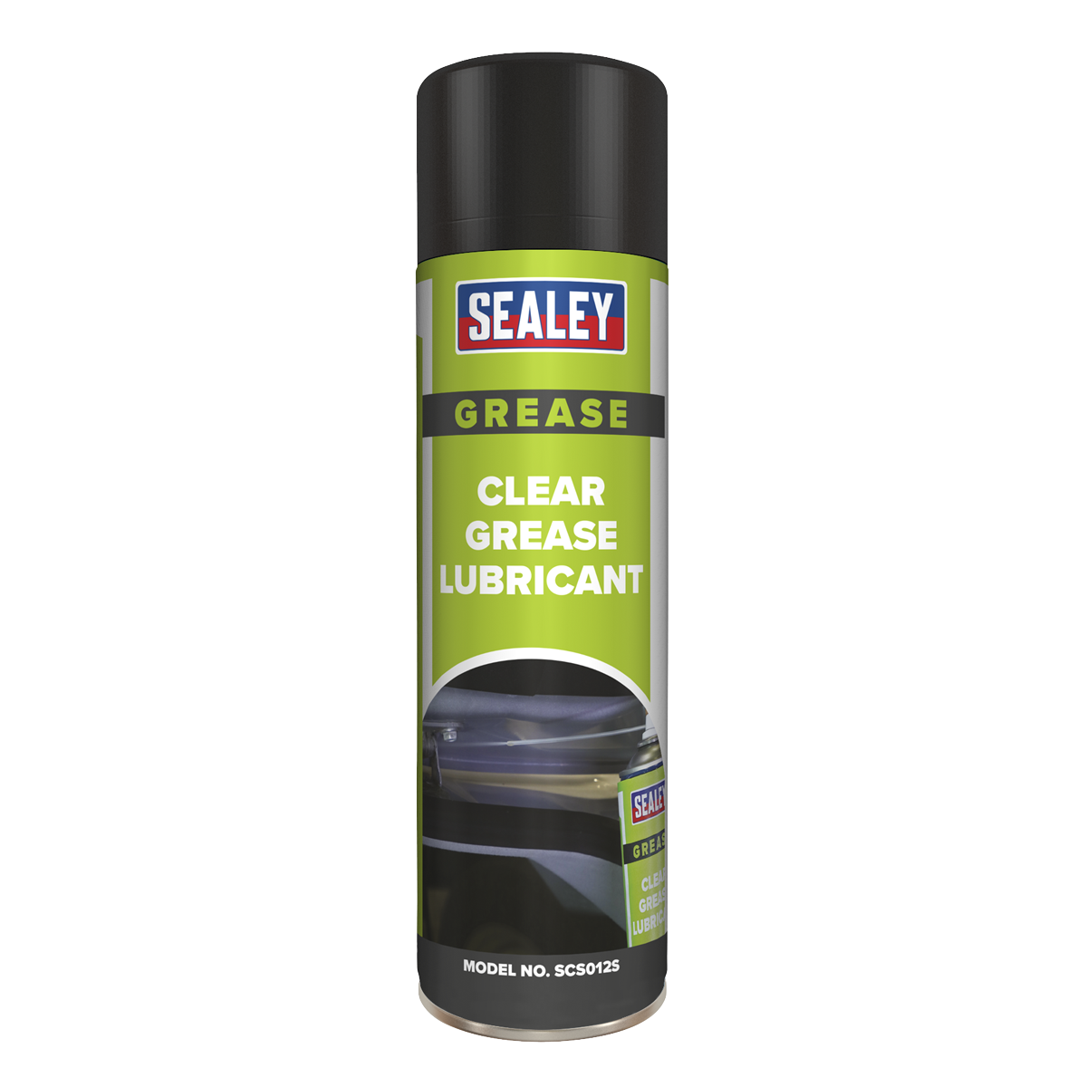 Sealey SCS012 500ml Clear Grease Lubricant - Pack of 6