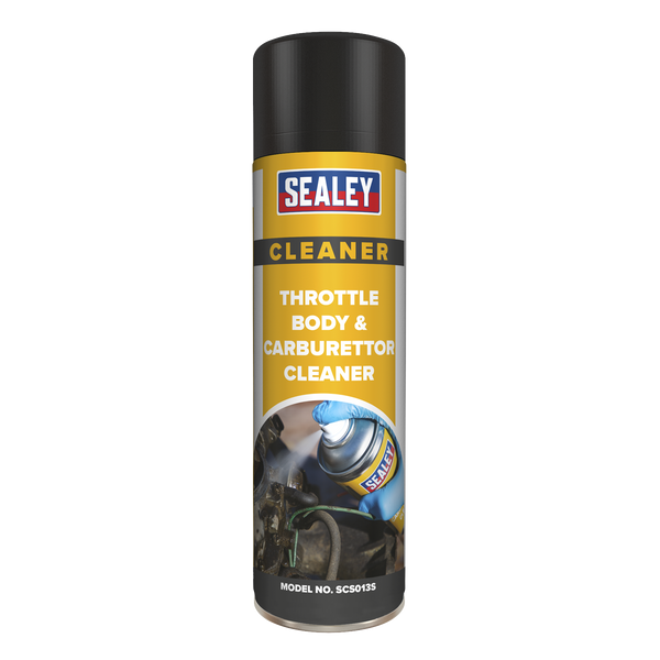 Sealey SCS013 500ml Throttle Body & Carburettor Cleaner - Pack of 6