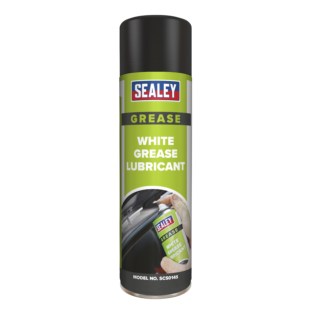 Sealey SCS014S 500ml White Grease Lubricant with PTFE