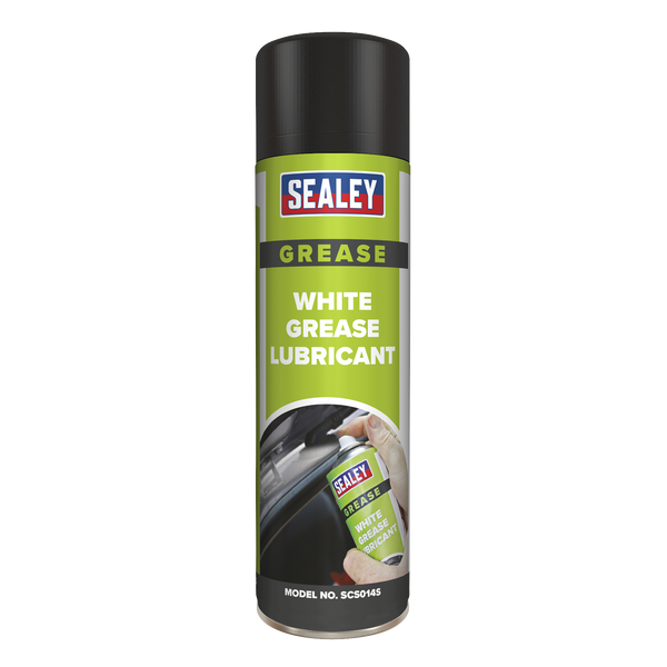 Sealey SCS014S 500ml White Grease Lubricant with PTFE