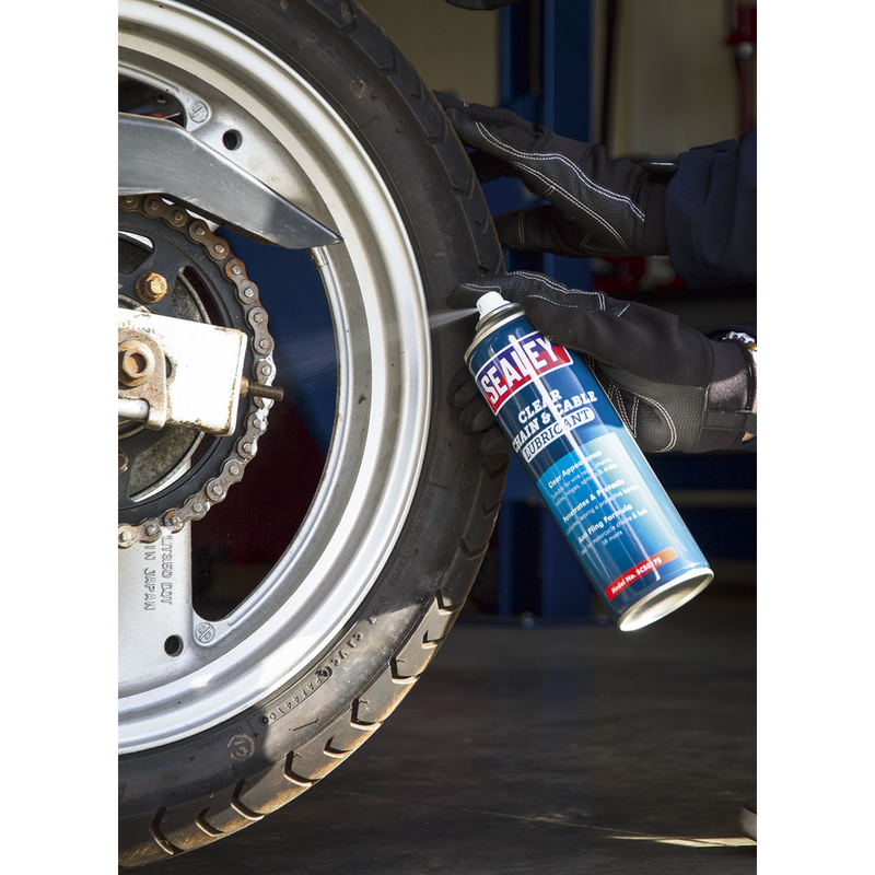 Sealey SCS017S 500ml Clear Chain & Cable Lubricant