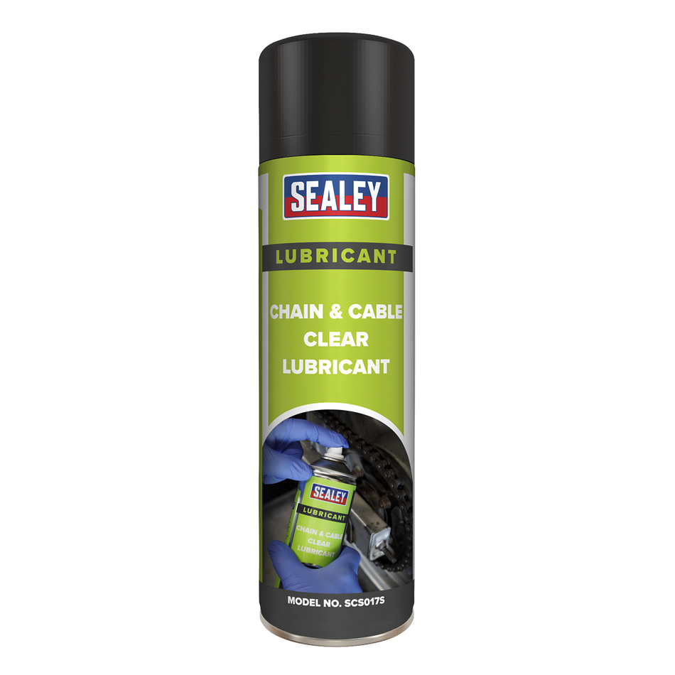 Sealey SCS017S 500ml Clear Chain & Cable Lubricant