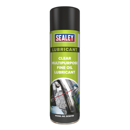 Sealey SCS019S 500ml Clear Multipurpose Fine Oil Lubricant
