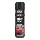 Sealey SCS025S 500ml Black Gloss Paint