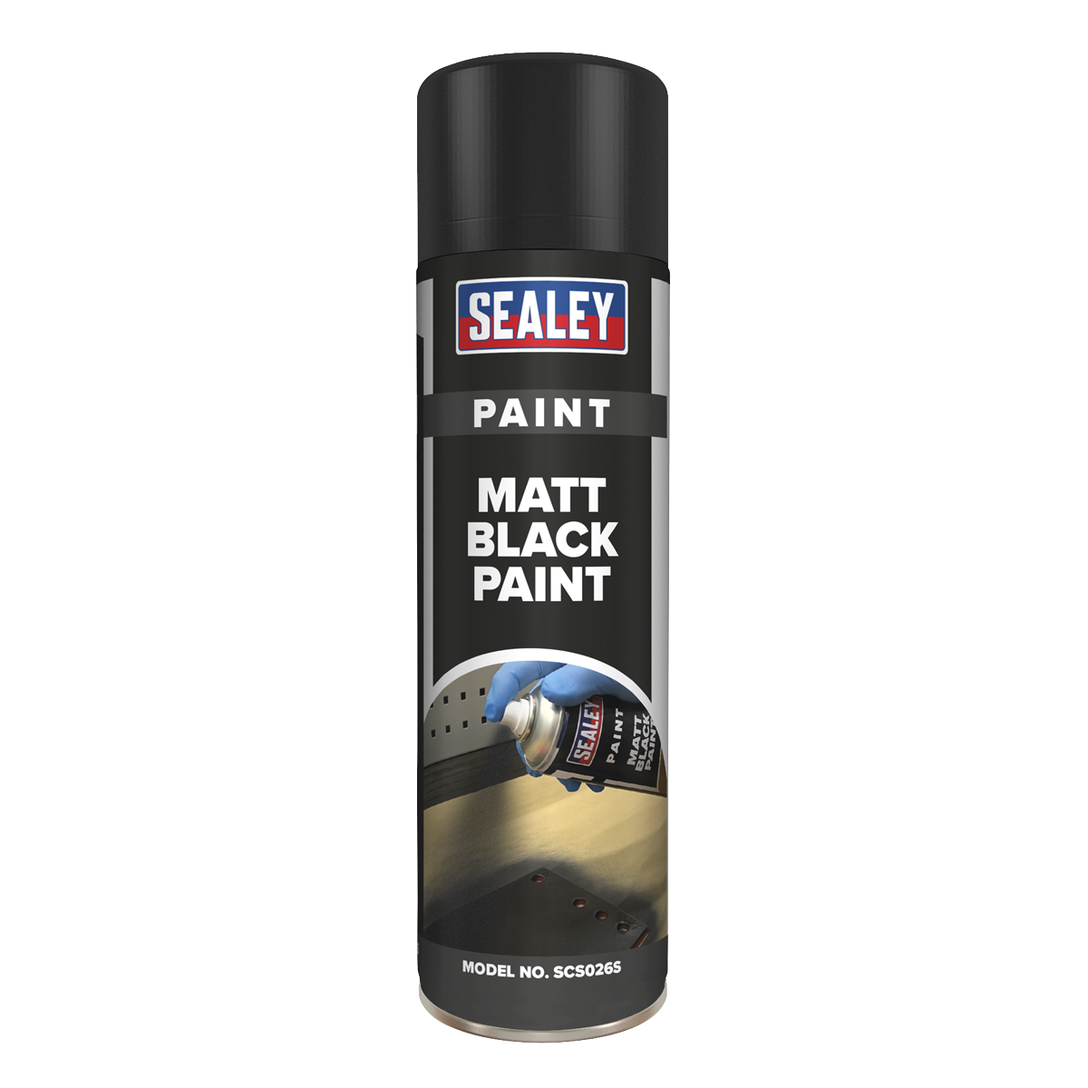 Sealey SCS026S 500ml Black Matt Paint