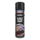 Sealey SCS028S 500ml Black Satin Paint