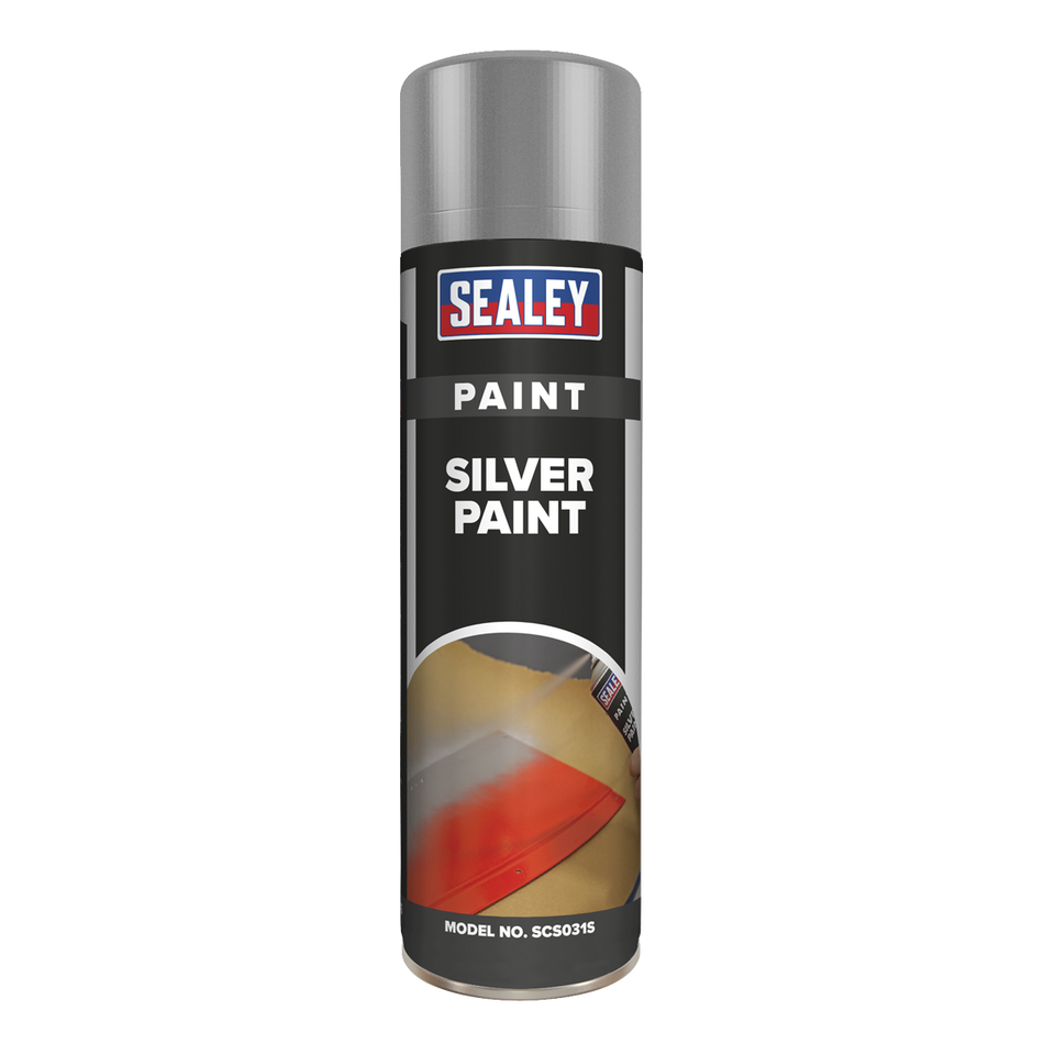 Sealey SCS031S 500ml Silver Paint