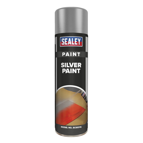 Sealey SCS031S 500ml Silver Paint