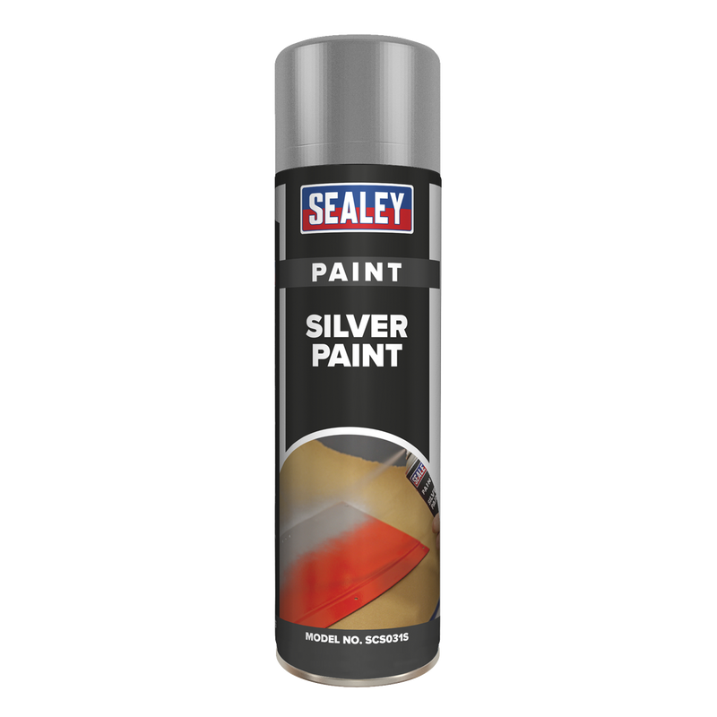 Sealey SCS031S 500ml Silver Paint