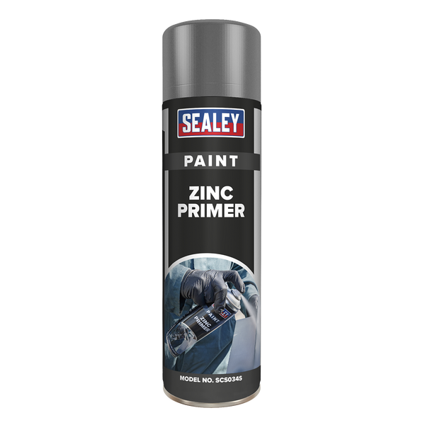 Sealey SCS034S 500ml Grey Zinc Primer Paint