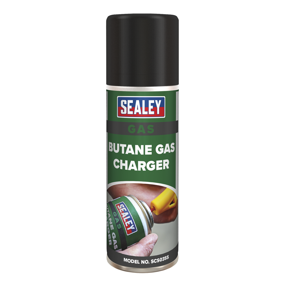 Sealey SCS035 200ml Butane Gas Refill - Pack of 6