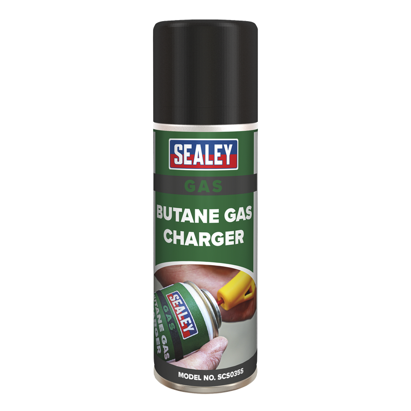 Sealey SCS035 200ml Butane Gas Refill - Pack of 6