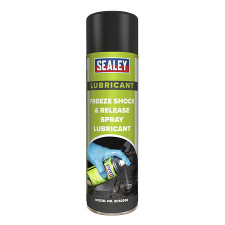 Sealey SCS036S 500ml Freeze Shock & Release Spray Lubricant