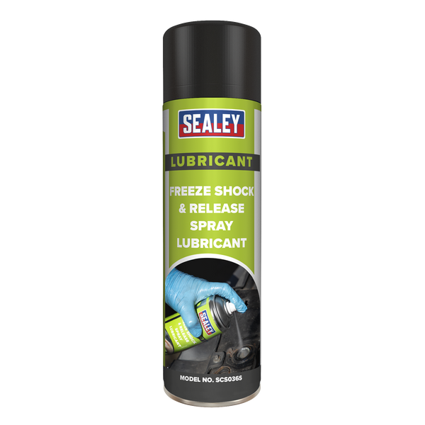 Sealey SCS036S 500ml Freeze Shock & Release Spray Lubricant