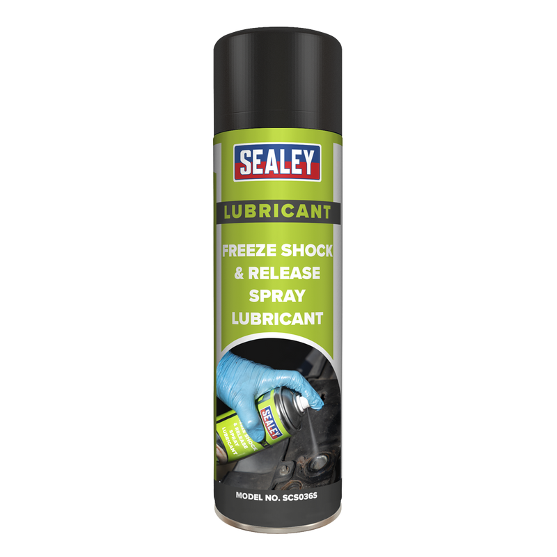 Sealey SCS036S 500ml Freeze Shock & Release Spray Lubricant