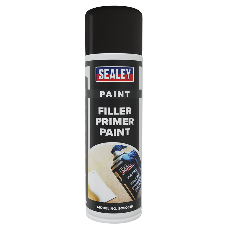 Sealey SCS061 Filler Primer Paint 500ml - Pack of 6