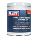 Sealey SCS102 500g Clear Silicone Grease Tin