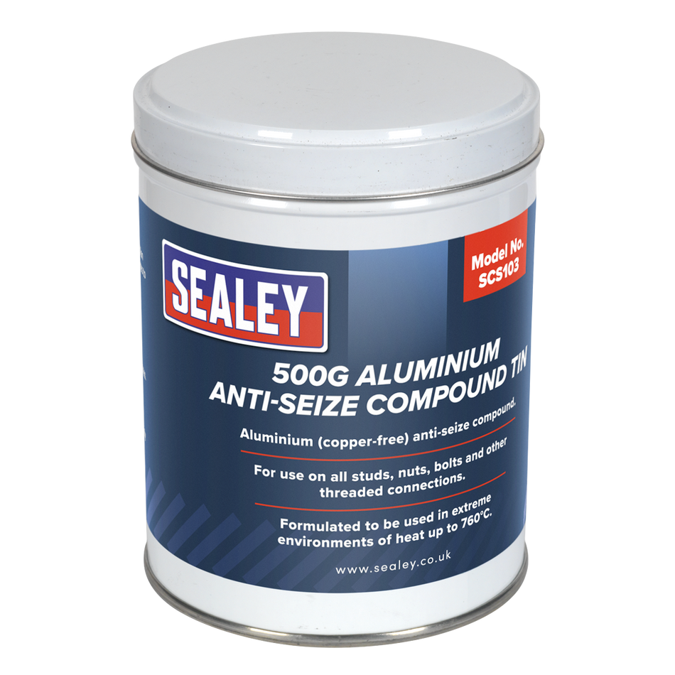 Sealey SCS103 500g Aluminium Anti-Seize Compound Tin
