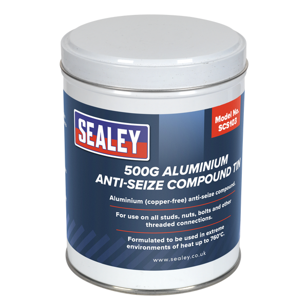 Sealey SCS103 500g Aluminium Anti-Seize Compound Tin