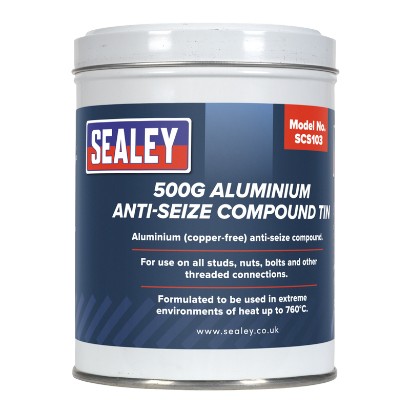 Sealey SCS103 500g Aluminium Anti-Seize Compound Tin