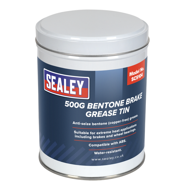 Sealey SCS104 500g Bentone Brake Grease Tin