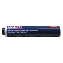 Sealey SCS107 400g Screw-Type EP2 Lithium Grease Cartridge