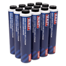 Sealey SCS108 400g Screw-Type EP2 Lithium Grease Cartridge - Pack of 12