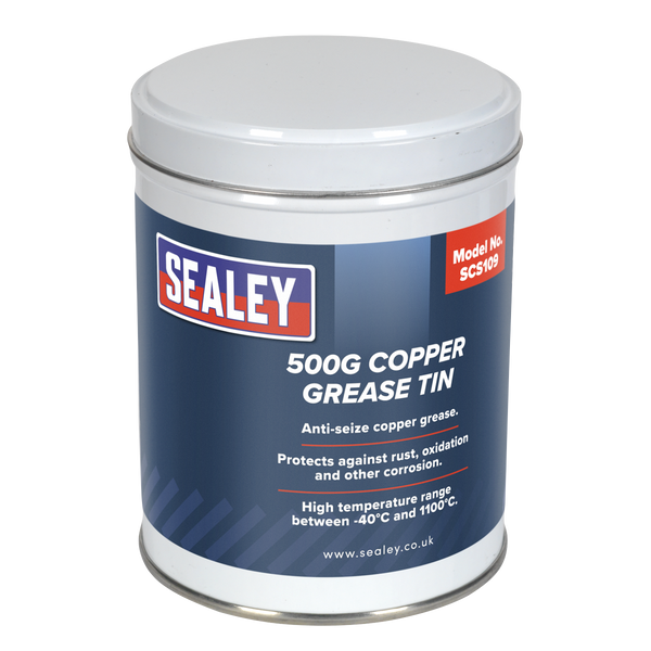 Sealey SCS109 500g Copper Grease Tin