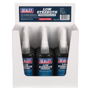 Sealey SCS222 50ml Low Strength Thread Lock - Pack of 12