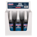 Sealey SCS243 50ml Medium Strength Nut Lock - Pack of 12