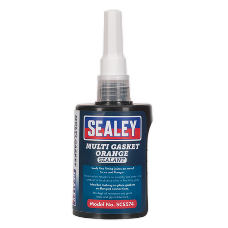 Sealey SCS574 50ml Multi Gasket Sealant - Orange