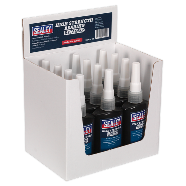 Sealey SCS601 50ml Bearing Fit Retainer High Strength - Pack of 12