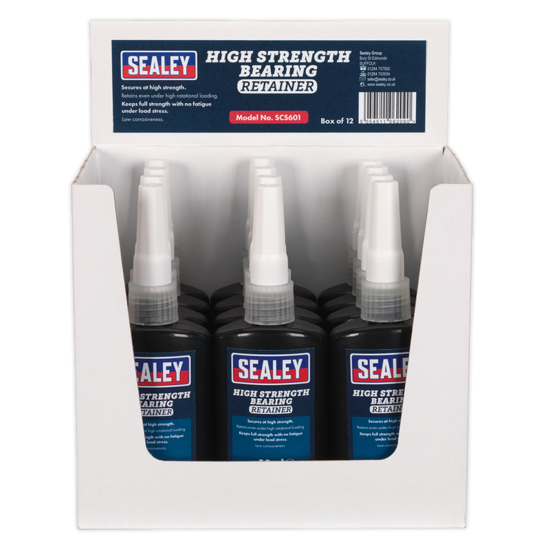 Sealey SCS601 50ml Bearing Fit Retainer High Strength - Pack of 12