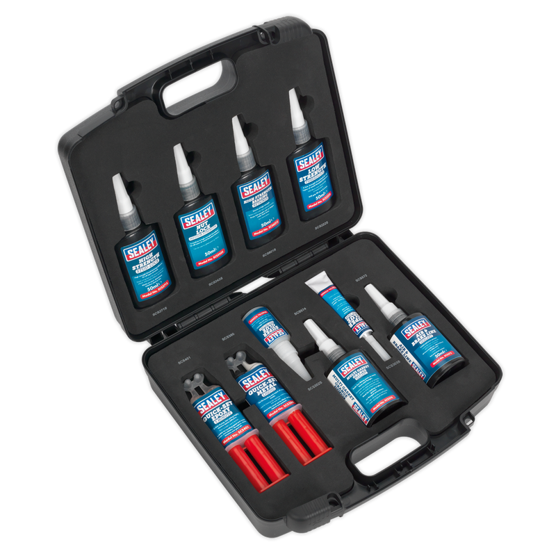 Sealey SCSKIT1 10pc Adhesive & Sealant Kit