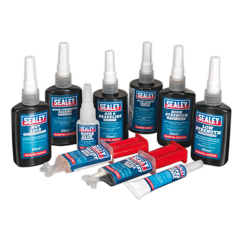 Sealey SCSKIT1 10pc Adhesive & Sealant Kit