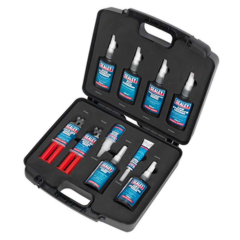 Sealey SCSKIT1 10pc Adhesive & Sealant Kit