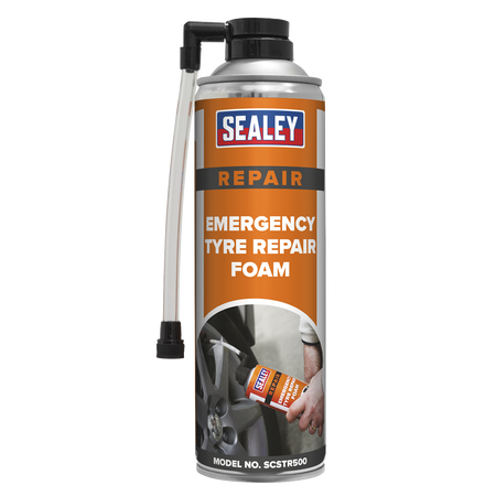 Sealey SCSTR500 500ml Emergency Tyre Repair Foam
