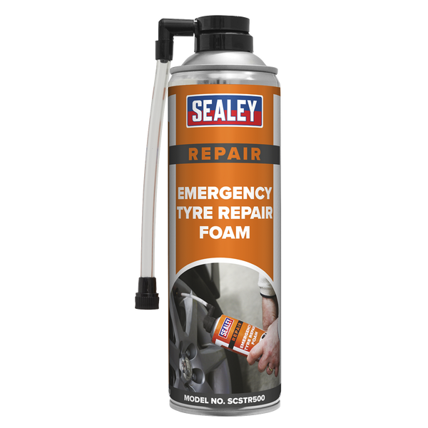 Sealey SCSTR500 500ml Emergency Tyre Repair Foam