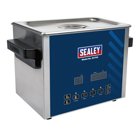 Sealey SCT03 3L Ultrasonic Parts Cleaning Tank