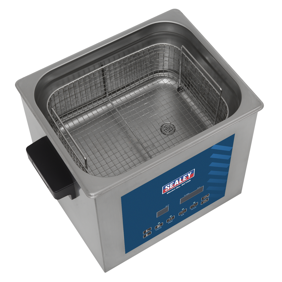 Sealey SCT09 9L Ultrasonic Parts Cleaning Tank