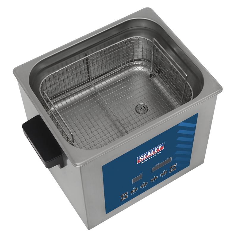 Sealey SCT09 9L Ultrasonic Parts Cleaning Tank