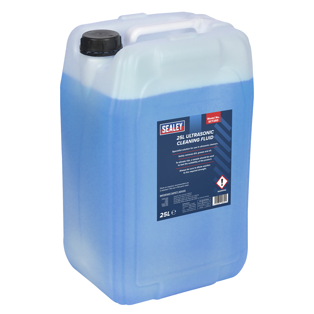 Sealey SCT25D 25L Ultrasonic Cleaning Fluid